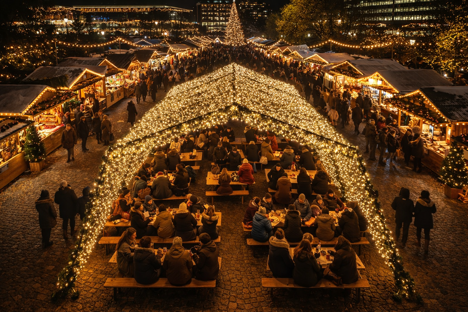 3 - Installation sur une Tente lumineuse