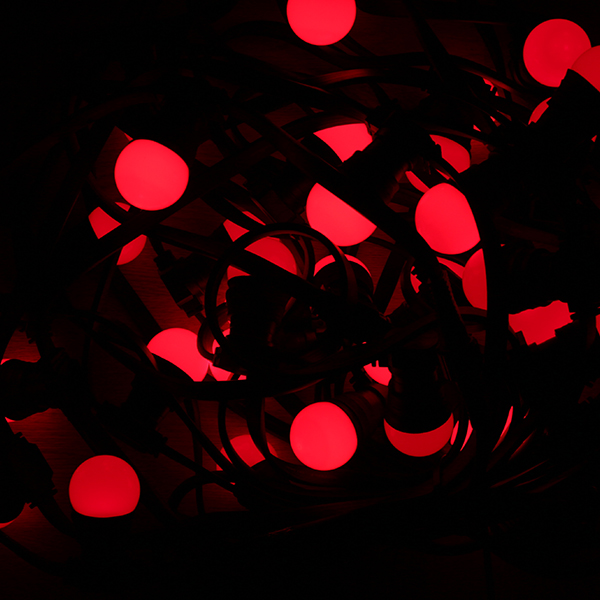 Guirlande lumineuse 10 mètres Rouge